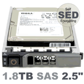 Dell K6990 1,8 ТБ 12 ГБ 10K 2,5-дюймовый SED SAS с G176J