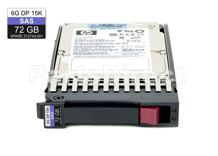 EH0072FARUA HP 72-GB 6G 15K 2.5 DP SAS