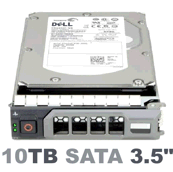 RVFR2 Dell 10-ТБ 6 ГБ 7.2K 3,5-дюймовый SATA-накопитель с F238F