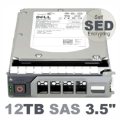 400-AXLL Dell 12 ТБ 12 ГБ 7.2K 3,5-дюймовый SAS SED с F238F
