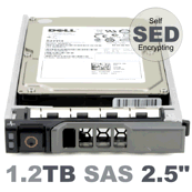 400-AHMY Dell 1.2-TB 12G 10K 2.5 SED SAS w/G176J
