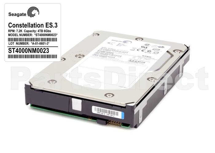 Жесткий диск Seagate ST4000NM0023, 4 ТБ, 7,2K, 3,5 дюйма, DP, 6G, SAS.