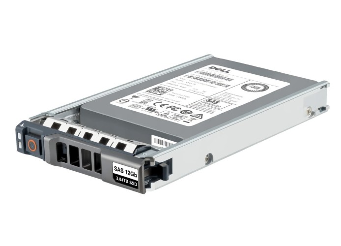 08WWK7 Dell 3,84 ТБ 12 ГБ 2,5-дюймовый SAS RI MLC SSD с G176J