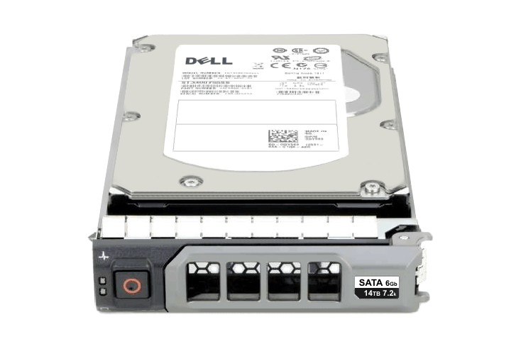 Dell CDVC7 14 ТБ 6 ГБ 7.2K 3,5-дюймовый SATA-накопитель с F238F
