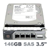 Dell M8034 146 ГБ 15K 3,5-дюймовый SAS-накопитель с разъемом F238F