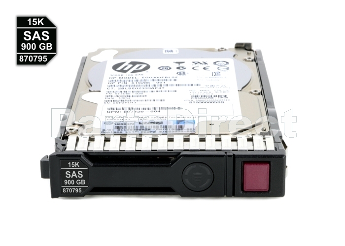 870795-001 Жесткий диск HP 900 ГБ 12G (12 Гбит/с) SAS SmartDrive 2,5" SFF 15K Enterprise ENT