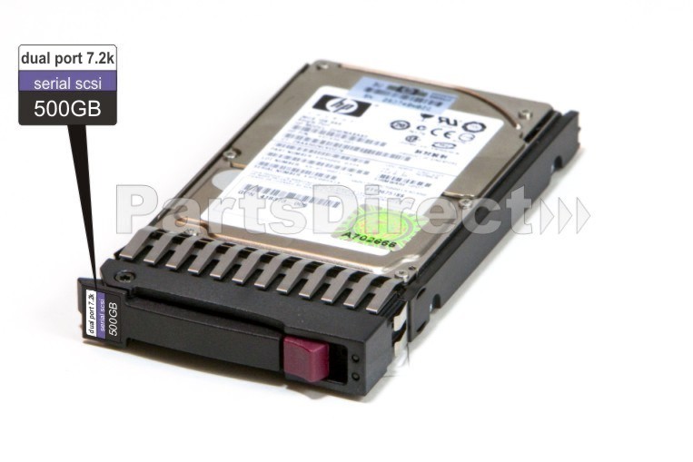 507610-B21 HP 500-GB 6G 7.2K 2.5 DP SAS