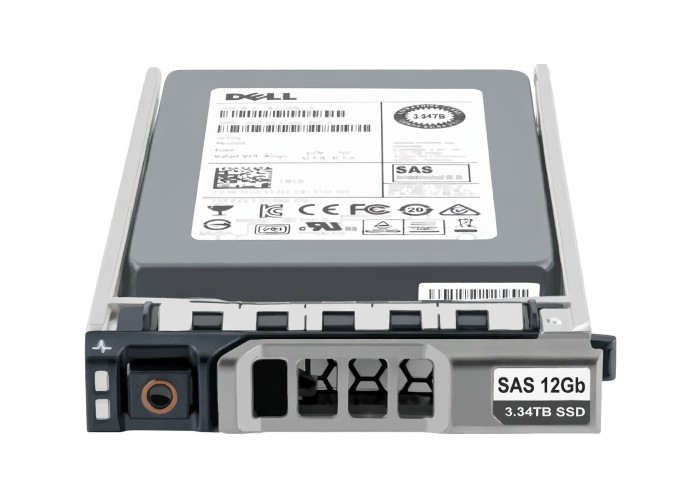 08WWK7 Dell 3,84 ТБ 12 ГБ 2,5-дюймовый SAS RI MLC SSD с G176J