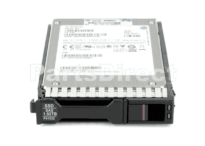 P41532-001 HP G10+/G11/G12 1,92 ТБ 12G (12 Гбит/с) vSAS Basic Carrier BC Read Intensive RI Digitally Signally DS Solid State Drive SSD