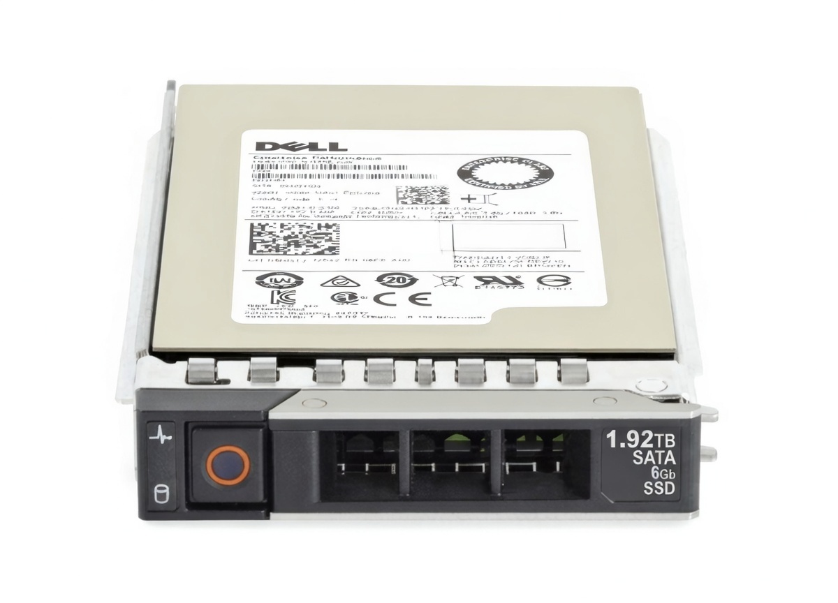 02N55 Твердотельный накопитель Dell G14-G17, 1,92 ТБ, 2,5 SATA, 6G, RI, с DXD9H