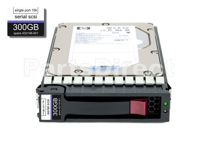 DF300BABUF HP 300-GB 3G 15K 3.5 SP SAS