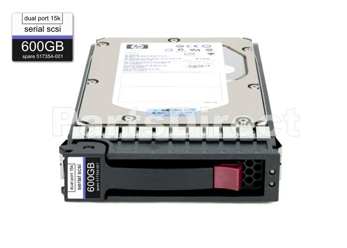533871-003 HP 600-GB 6G 15K 3.5 DP SAS