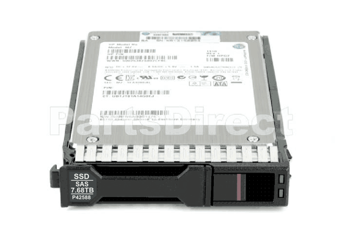 42588-001 HP G10+/G11/G12 7,68 ТБ 24G (24 Гбит/с) SAS Basic Carrier BC Read Intensive RI Digitally Signed DS Solid State Drive SSD