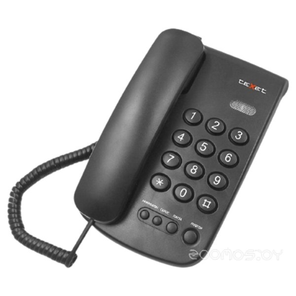 Проводной телефон TeXet TX-241 (черный)