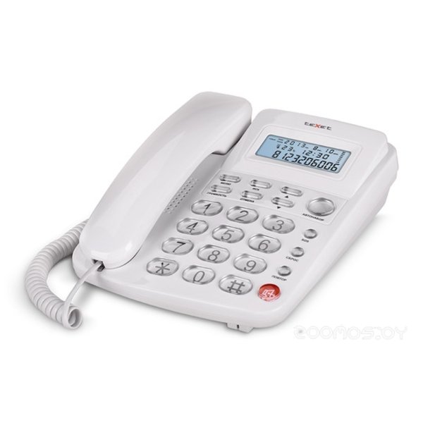 Проводной телефон TeXet TX-250 (White)